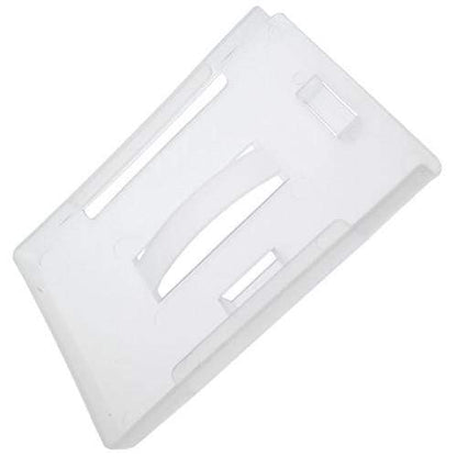 A milky white semi-rigid multi-card holder designed to secure and protect your Semi-Rigid Multiple ID Card Holder (P/N 1840-3025).
