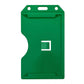 Green 2-Sided Rigid Vertical Multi-Card Holder (1840-308X) 1840-3084