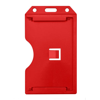 Red 2-Sided Rigid Vertical Multi-Card Holder (1840-308X) 1840-3086