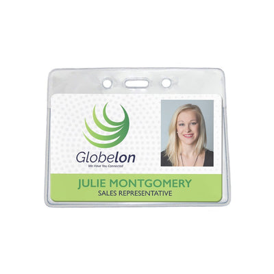 Horizontal Vinyl Proximity Card Holder with Locking Top for Prox and  Tap to Access ID Cards (P/N 1840-5000)