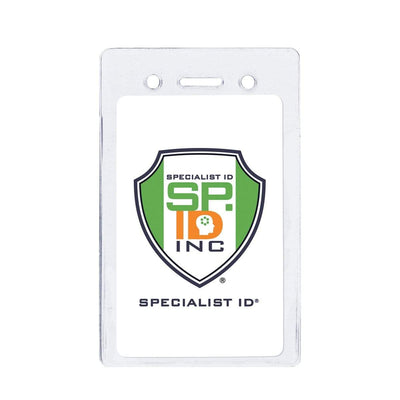 Clear Flexible Vinyl Vertical Proximity Card Holder (P/N 1840-5060)