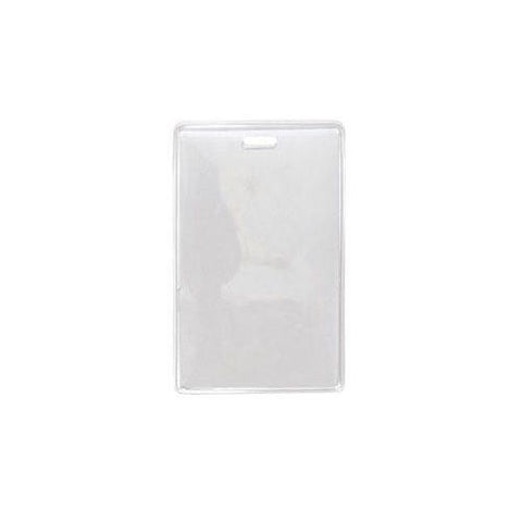 Frosted-Back Flexible Vinyl Horizontal Proximity Card Holder (P/N 1840-5015)