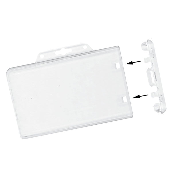 Clear Horizontal Snap-Lock Badge Holder (1840-6040) – SpecialistID.com