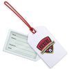Create Your Own Custom Rigid Plastic Luggage Tag Holder with 6