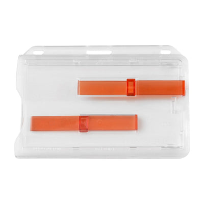 2 Card Badge Holder with Slide (P/N 1840-6400)