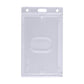 Frosted Vertical Rigid Plastic Card Holder (P/N 1840-6500) 1840-6500