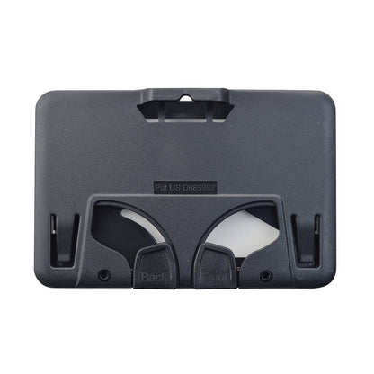 A 3 Card Horizontal ID Badge Holder B-Holder with a rectangular shape, featuring a slot in the top center and labeled "Pat US D685987" on the front. Sold by Specialist ID.