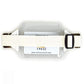 White Vinyl Horizontal Arm Band Badge Holder With Elastic Strap (P/N 1840-7000) 1840-7000-WHITE