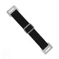 A black Adjustable Elastic Armband Replacement Strap (1840-720X) with metal buckles and an adjustable middle clasp.
