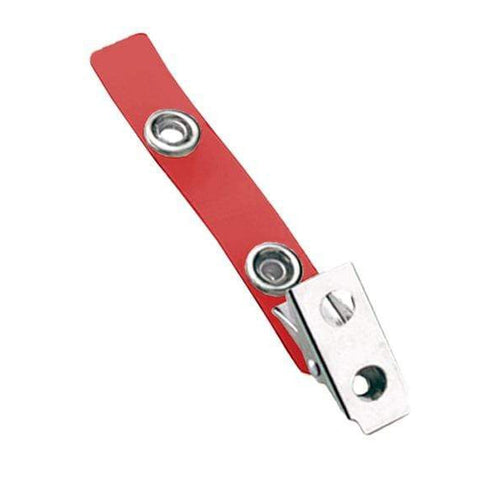 Red Colored Vinyl Strap Clips (2105-200X) 2105-2006