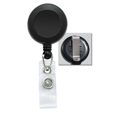 Badge Reel With Reinforced Vinyl Strap and Belt Clip (P/N 2120-300X)