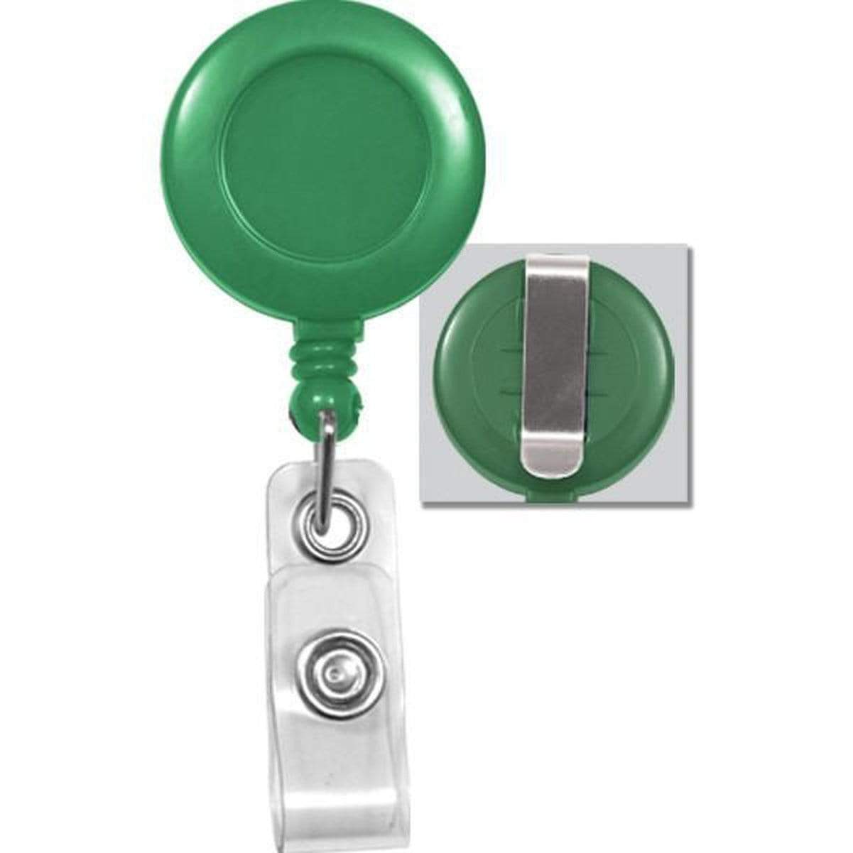 Badge Reel With Clear Vinyl Strap And Belt Clip (2120-3031) and