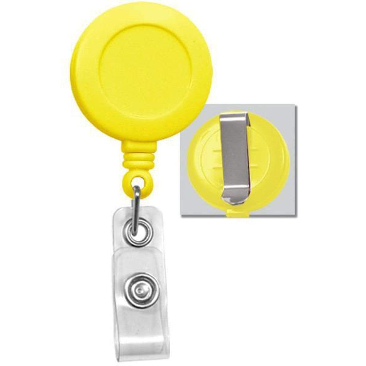 Yellow Badge Reel with Belt Clip (P/N 2120-303X) 2120-3039