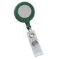 Green Badge Reel With Silver Sticker (P/N 2120-310X) 2120-3104