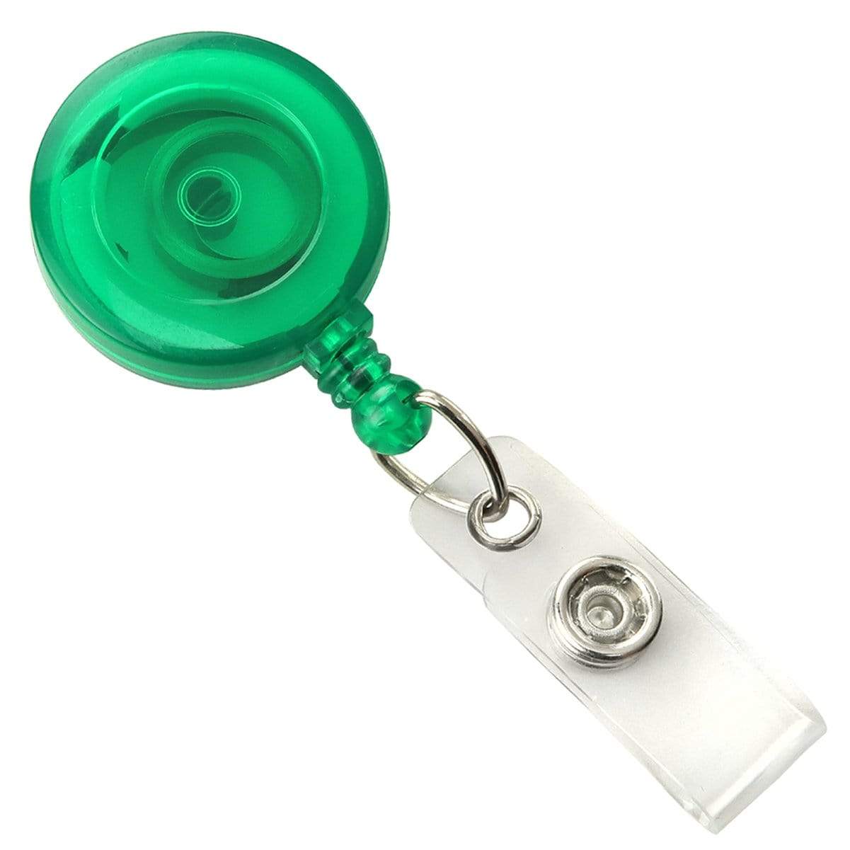 Translucent Clear Retractable Badge Reel with Belt Clip (2120-360X)
