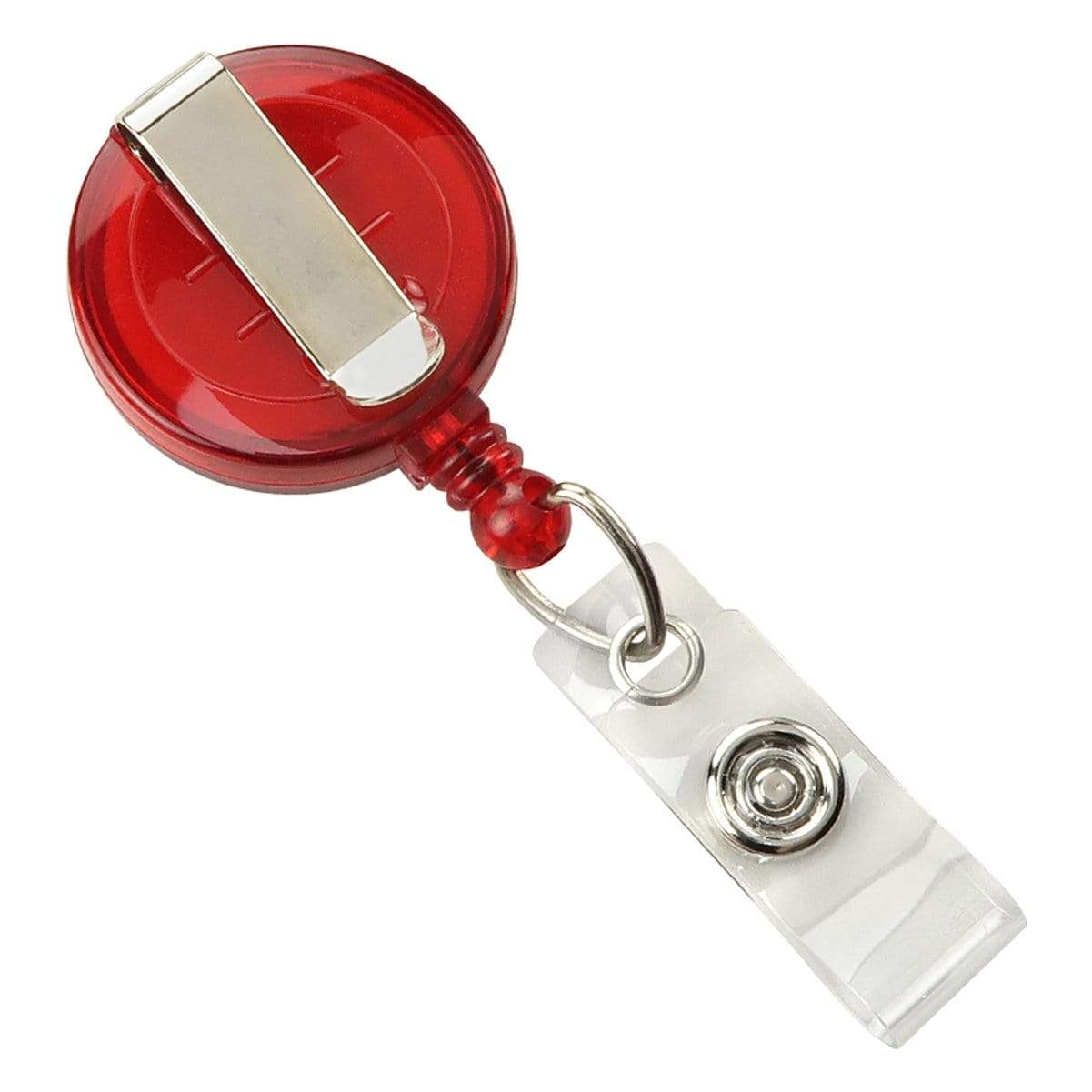 Clear Badge Reel With Belt Clip and Retractable Cord (2120-3600) and More Translucent  Badge Reels at