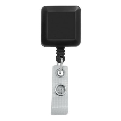Square Badge Reel With Reinforced Vinyl Strap And Belt Clip (P/N 2120-382X)