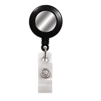 Badge Reel With Silver Sticker, Reinforced Vinyl Strap & Spring Clip (P/N 2120-450X)