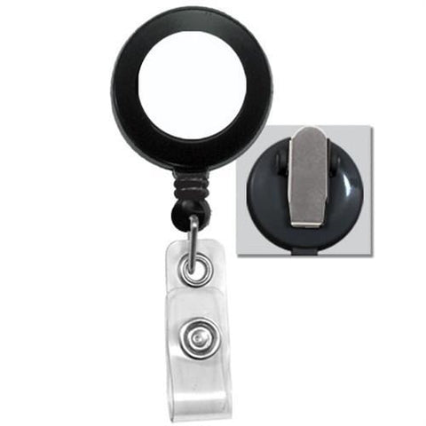 Heart Shaped Ribbon "Awareness" Badge Reel with Swivel Spring Clip (P/N 2120-7630)