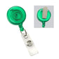 Translucent Green Translucent Retractable Badge Reel with Non-Swivel Spring Clip (P/N 2120-473X) 2120-4734