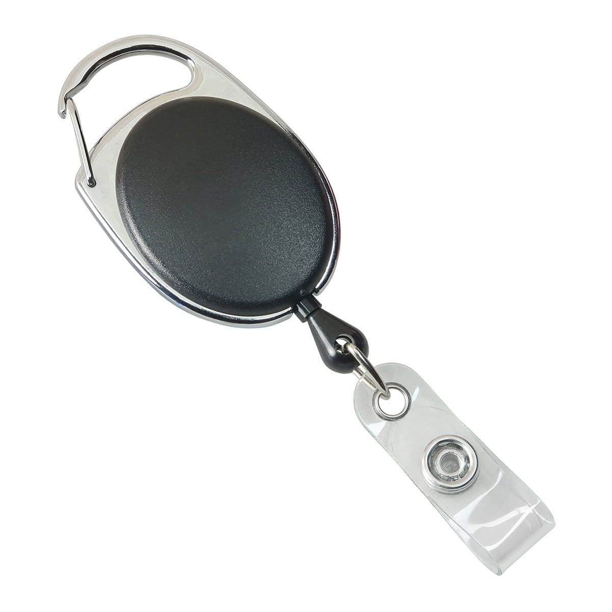 Carabiner Badge Reel - Premium Retractable Oval Badge Holder with Carabiner  Clip for Belt Loops & Purse Straps (2120-70XX) - Translucent Blue