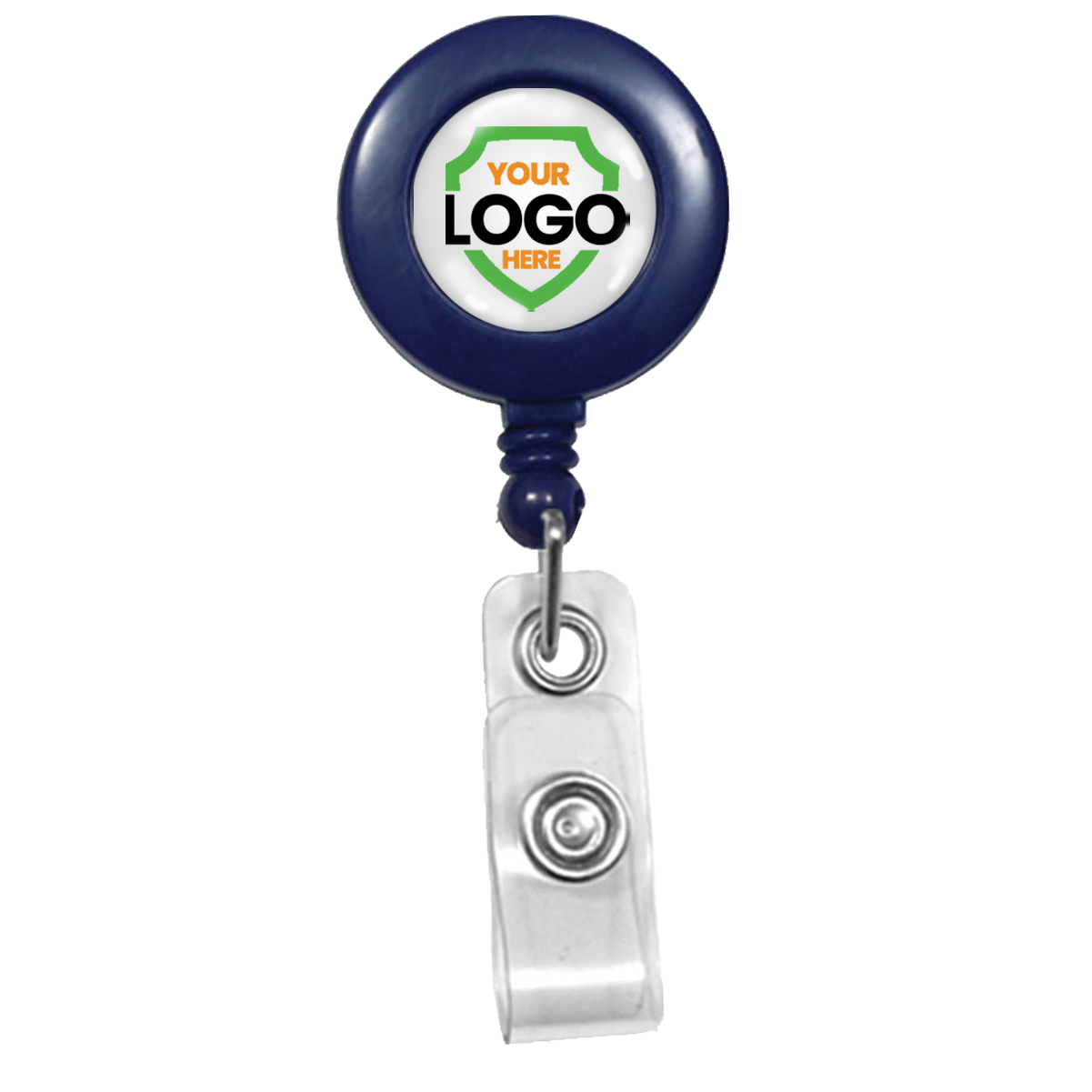 Custom Badge Reels with Swivel Spring Clip - Personalized Bulk ID Badge Holders for Business, Nurses, and Teachers