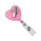 Heart Shaped Badge Reel With Rotating Spring Clip (P/N 2120-761X)