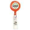 Translucent Custom Retractable Badge Reel With Spring Clip (2120-762X)