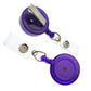 Translucent Purple Translucent Badge Reel with Swivel Clip (P/N 2120-762X) 2120-7623