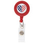 Patriotic Heart Flag Badge Reel with Belt Clip (P/N 2120-7652) 2120-7652