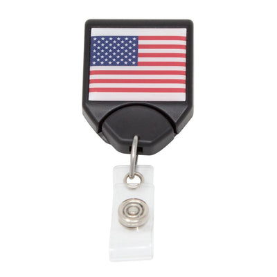 USA Patriotic Flag B-Reel with Swivel Clip (P/N 2120-7653)