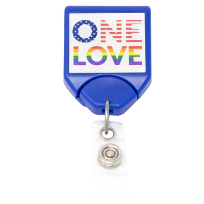 ONE LOVE Patriotic B-Reel with Swivel Clip (P/N 2120-7654)