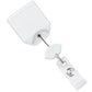 White B-REEL Badge Reel with swivel belt clip (P/N 2120-800X) 2120-8008