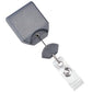 Metallic Gray B-REEL Badge Reel with swivel belt clip (P/N 2120-800X) 2120-8010