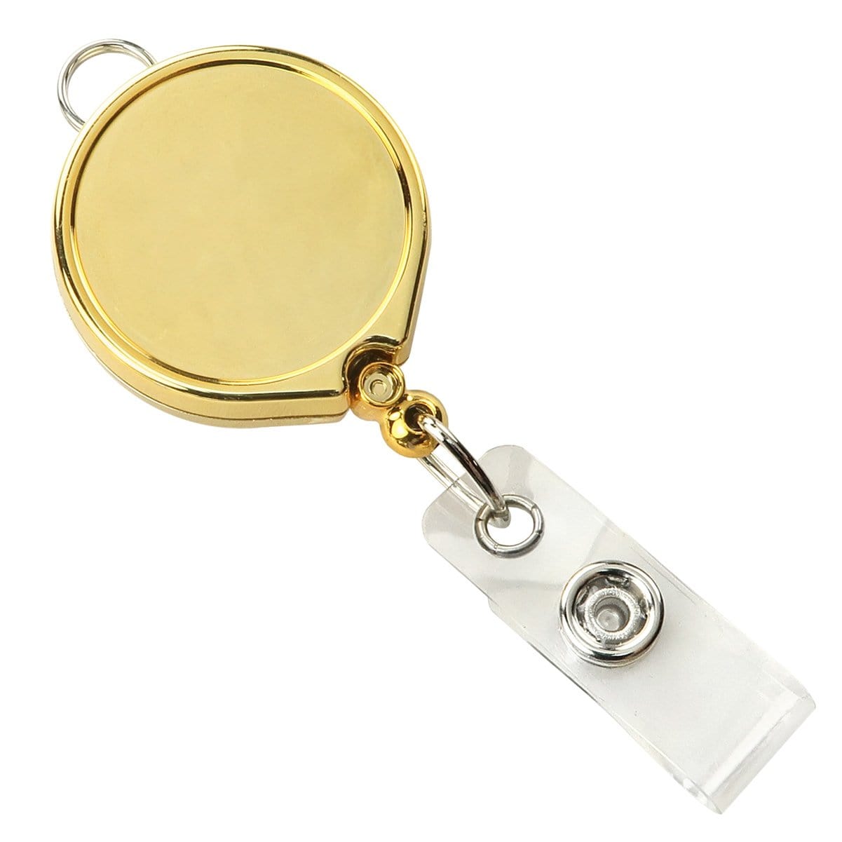 Gold Badge Reel with Lanyard Attachment and Belt Clip (P/N 2124-302X) 2124-3029