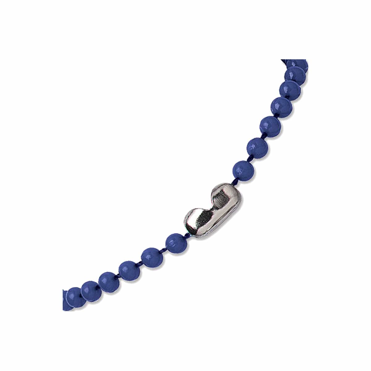 Navy Blue Plastic Beaded Neck Chain Bead 2130-400X 2130-4003