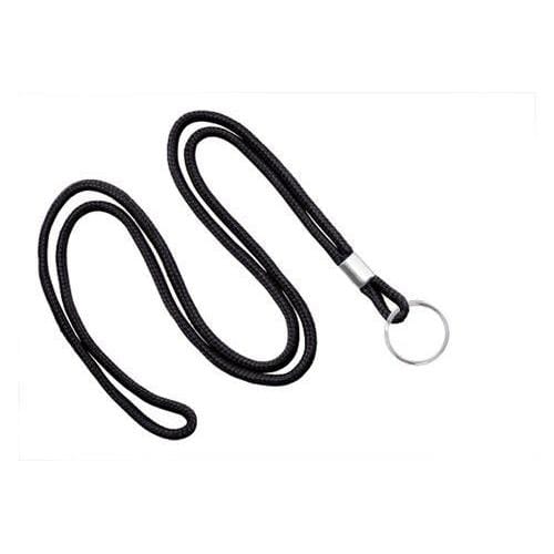 A Thin Round Lanyard with Keychain Split Ring (2135-310X), perfect for badge holders. Sold by Specialist ID.