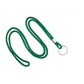 Green Round Lanyard w Steel Key / Split Ring (P/N 2135-310X) 2135-3104