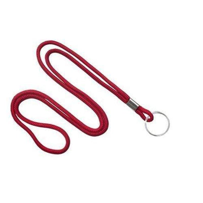 Thin Round Lanyard with Keychain Split Ring (2135-310X)