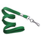 Green Flat Braid Woven Non-Breakaway Lanyard With a Steel Swivel Hook (P/N 2135-350X) 2135-3504