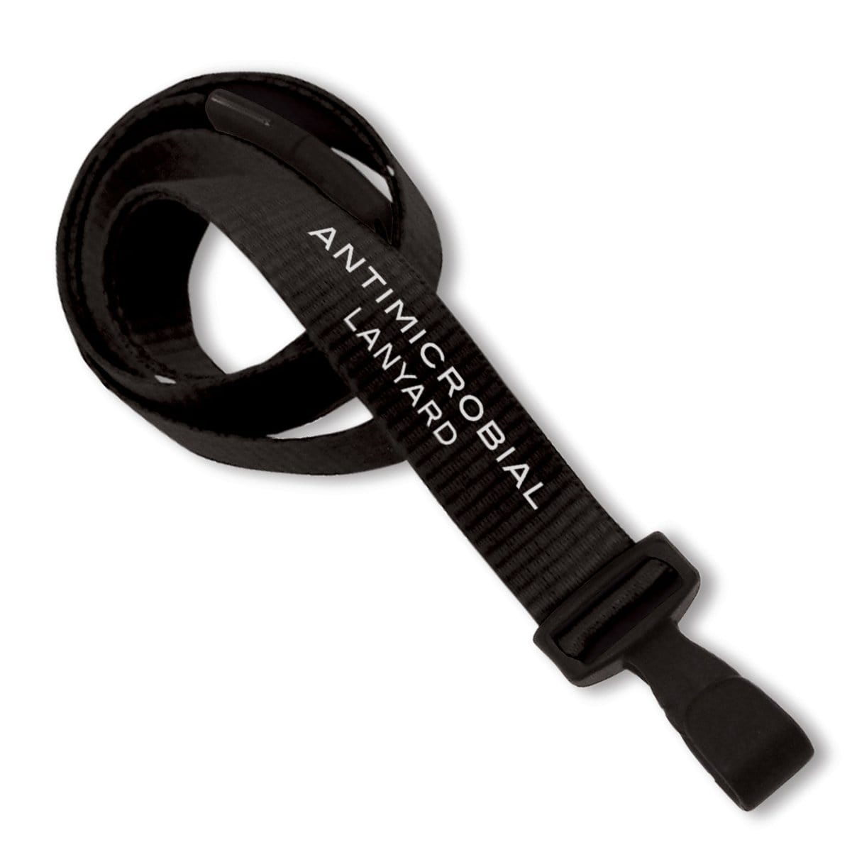 Antimicrobial 5/8 Inch Lanyard with Breakaway Clasp & No-Twist Plastic Hook (2136-340X)