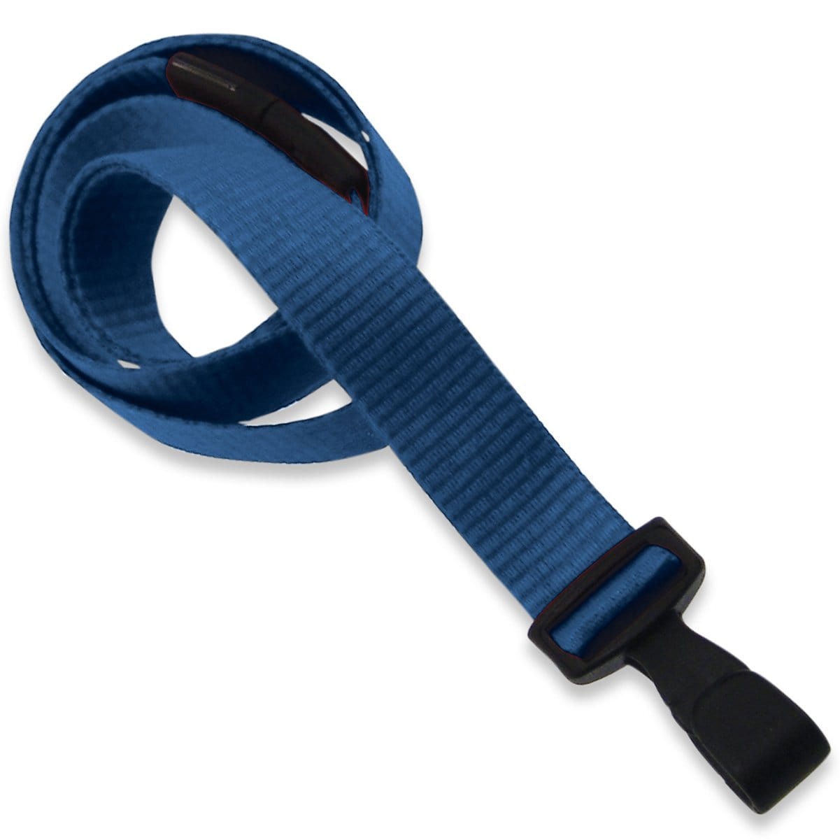 Royal Blue Antimicrobial 5/8 Inch Lanyard with Breakaway Clasp & No-Twist Plastic Hook (2136-340X) 2136-3406