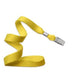 Yellow Microweave Polyester Lanyard With Nickel-Plated Steel Bulldog Clip 2136-355X 2136-3559