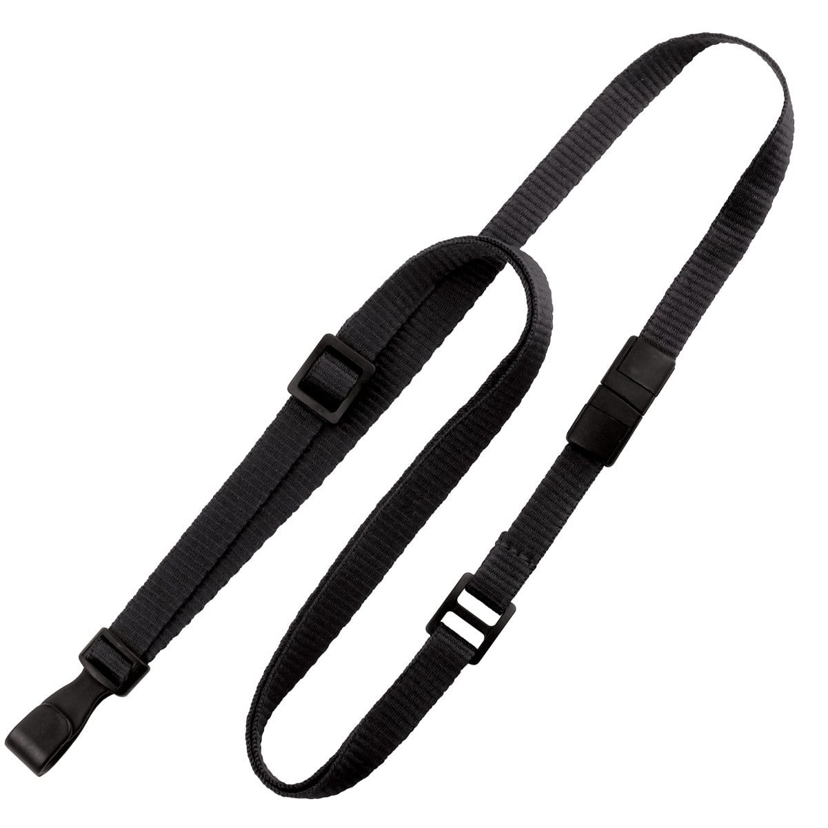 Black Adjustable Breakaway Lanyards Great For All SIzes (2137-203X) 2137-2037