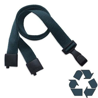 Forest Green Recycled PET Wide 5/8" Breakaway Lanyard 2137-206X 2137-2065