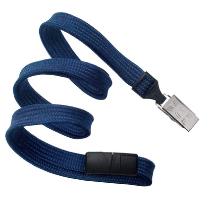 Premium Breakaway Lanyard with Bulldog Clip (2137-600X) with a plastic buckle, a metal clamp, and a bulldog clip for added security. Sold by Specialist ID.