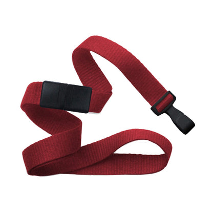 A Wide 5/8" Lanyard with No Twist Plastic Hook (2138-478X), reminiscent of a breakaway lanyard, laid out on a white background. Sold by Specialist ID.