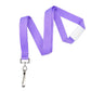 Neon Purple Neon Lanyard with Safety Breakaway Clasp - Bright Soft Lanyards 2138-504X 2138-5045