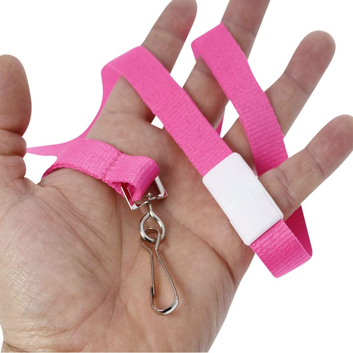 Neon Pink Lanyard with Safety Breakaway Clasp - Bright Soft Lanyards 2138-5050 Specialist ID