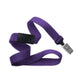 Purple 5/8" Breakaway Lanyard With Bulldog Clip (2138-600X) 2138-6013